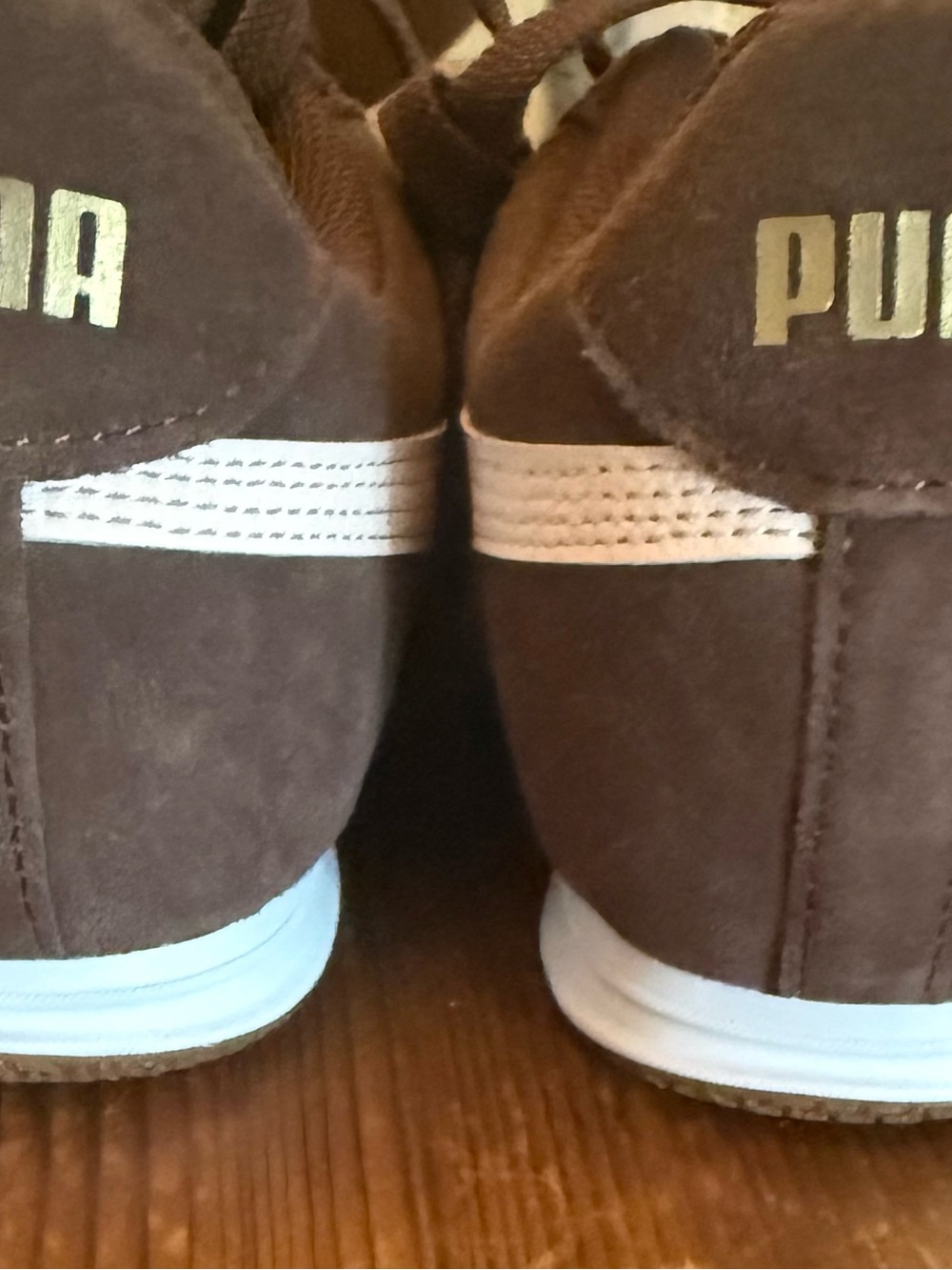 Puma Women Bella Donna Suede Sneakers in Brown sz 8.5 - Picture 4 of 7